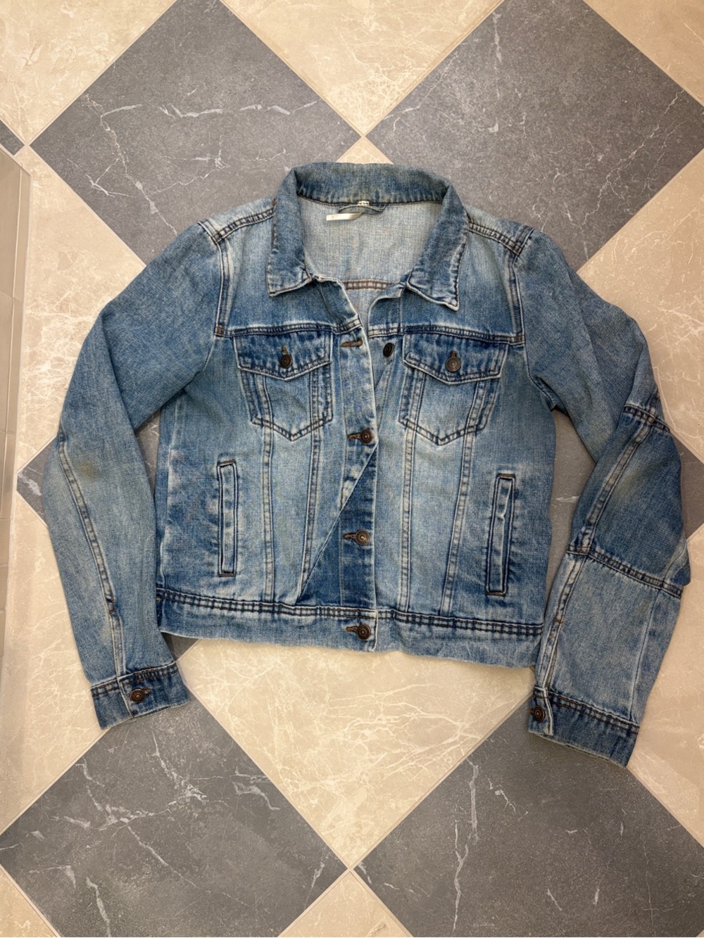 Free People Rumors Denim Jacket size M - Picture 9 of 9